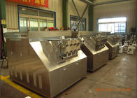 304 स्टेनलेस स्टील दो चरण दूध homogenizer मशीन 250 एल / एच 1000 बार