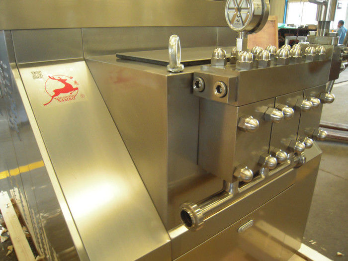 औद्योगिक Homogenizing मशीन / दूध अनुकूलित आकार के लिए Homogenizer